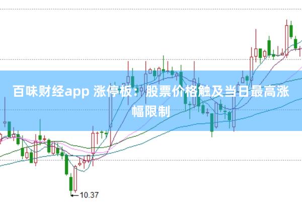 百味财经app 涨停板：股票价格触及当日最高涨幅限制
